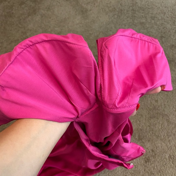 Aidan by Aidan Mattox Satin Cutout High-Low Gown - Picture 7 of 8